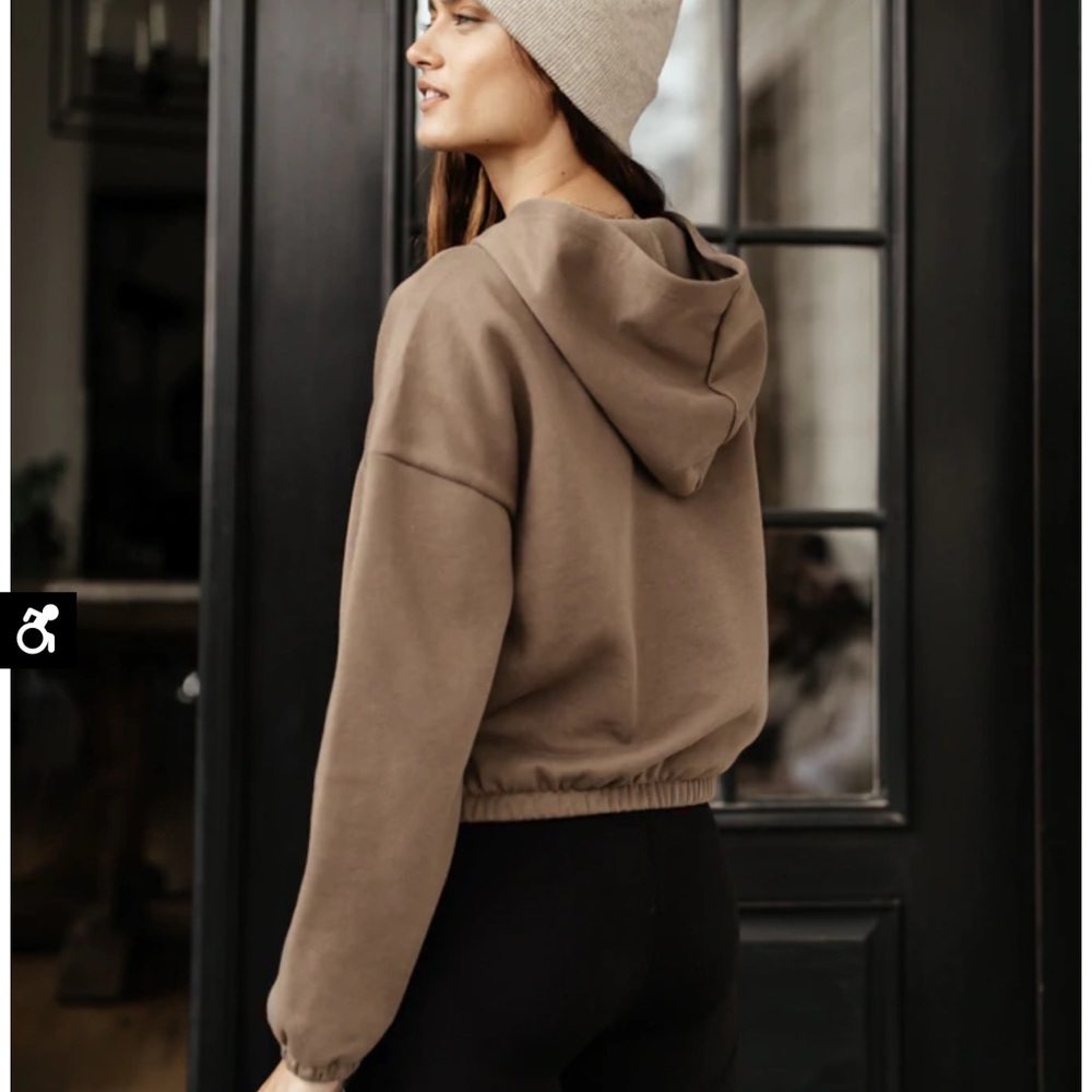 Bohme cropped hoodie
